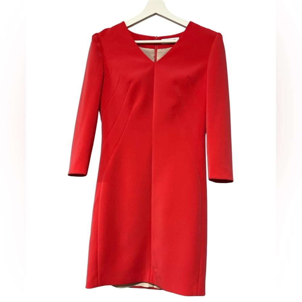 MOJO.S.PHINE New York V-neck Figure Flattering 3/4 Sleeve Dress